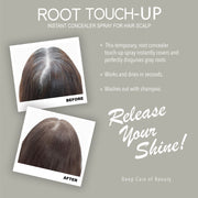 Root Touch Up Hair Color Spray – Ash Blonde – 75ml | Instant Gray Coverage, Long-Lasting Finish